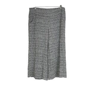 Habitat Black & White Wide Leg Pants